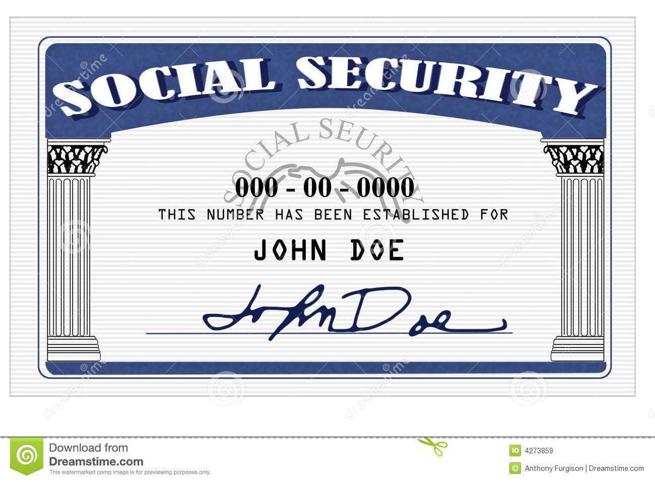 Fake Social Security Card Template Download Pertaining To Fake Social Security Card Template Download