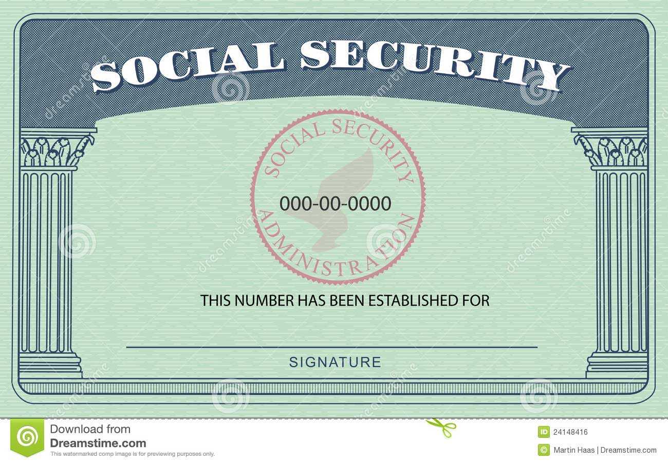Fake Social Security Card Template Download With Regard To Social Security Card Template Download