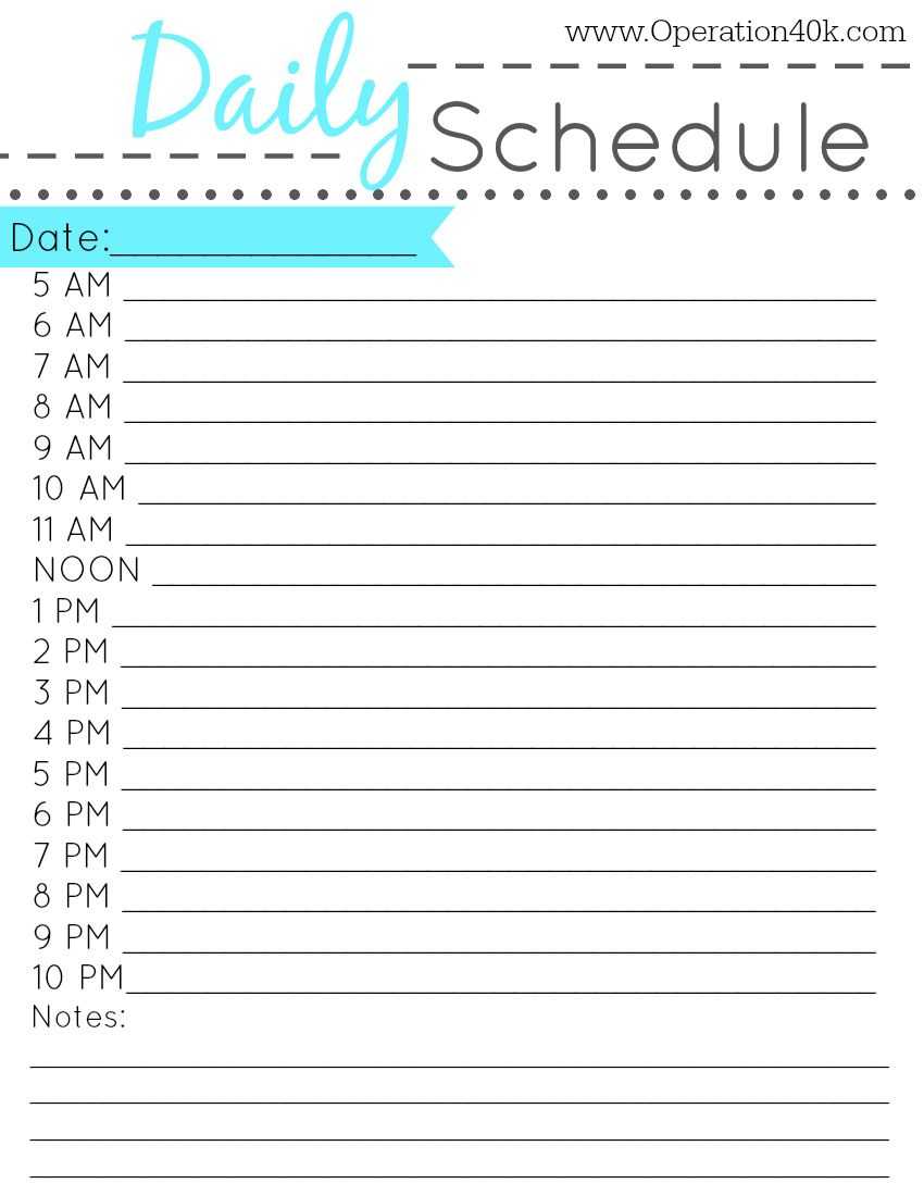 Family Binder – Free Printable Set!! | Important Documents With Printable Blank Daily Schedule Template