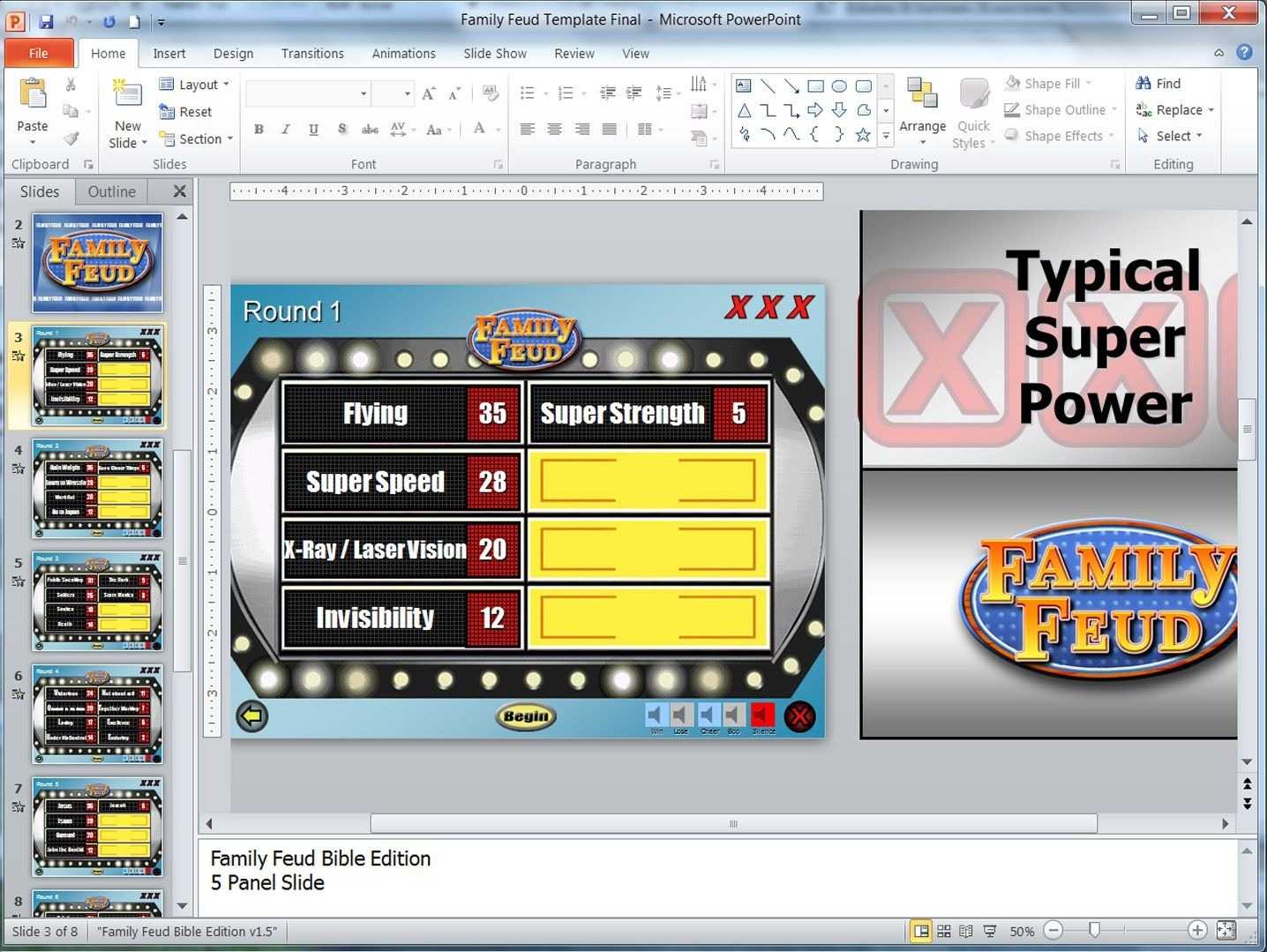 Family Feud For Powerpoint Templates Download Free Template For Family Feud Powerpoint Template Free Download