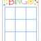 Family Game Night: Bingo | Blank Bingo Cards, Math Bingo For Bingo Card Template Word