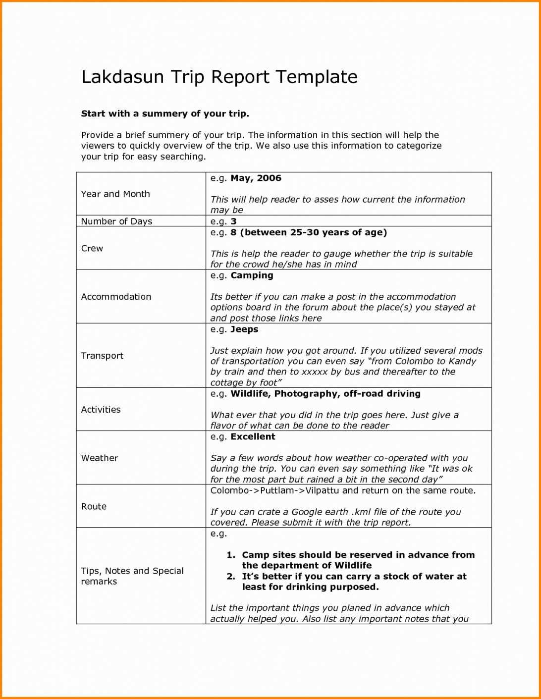 Famous Person Report Template In Conference Report Template