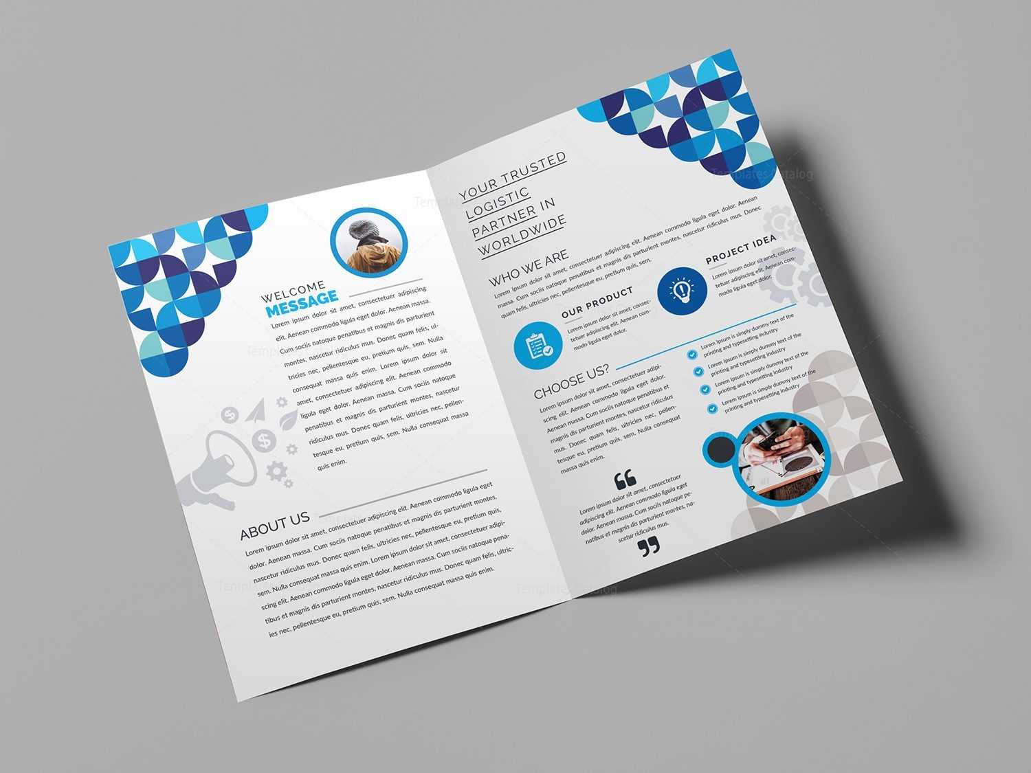 Fancy Bi Fold Brochure Template 000723 With Regard To Fancy Brochure Templates