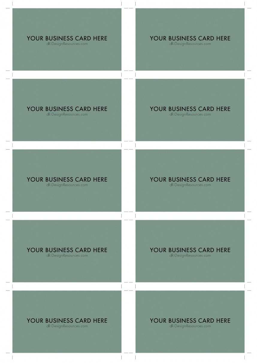 Fantastic Photoshop Business Card Template Ideas Cs6 In Photoshop Business Card Template With Bleed