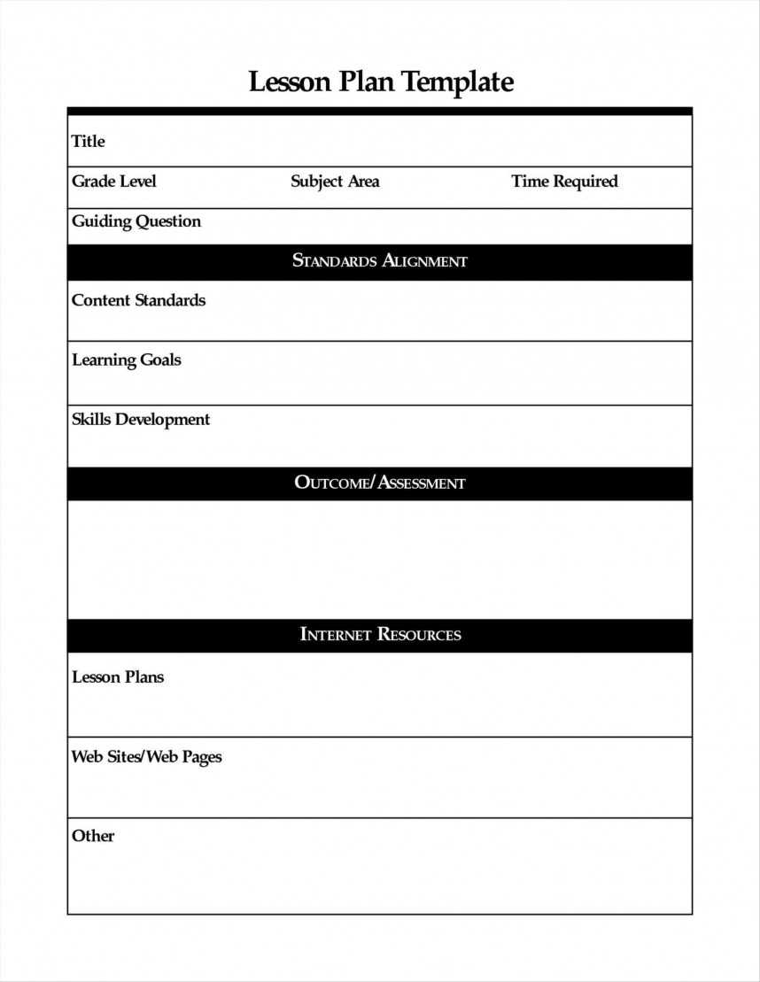 Fantastic Preschool Lesson Plan Template Word Ideas Free Within Teacher Plan Book Template Word