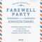 Farewell Party Invitation Template | Party Invitation Card Inside Bon Voyage Card Template