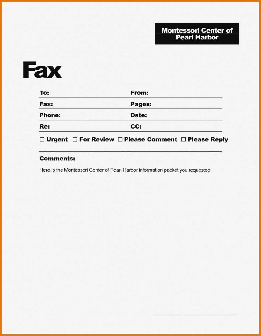 Fearsome Fax Form Ideas Free Pdf Caf Unit 2848 Template Pertaining To Fax Template Word 2010