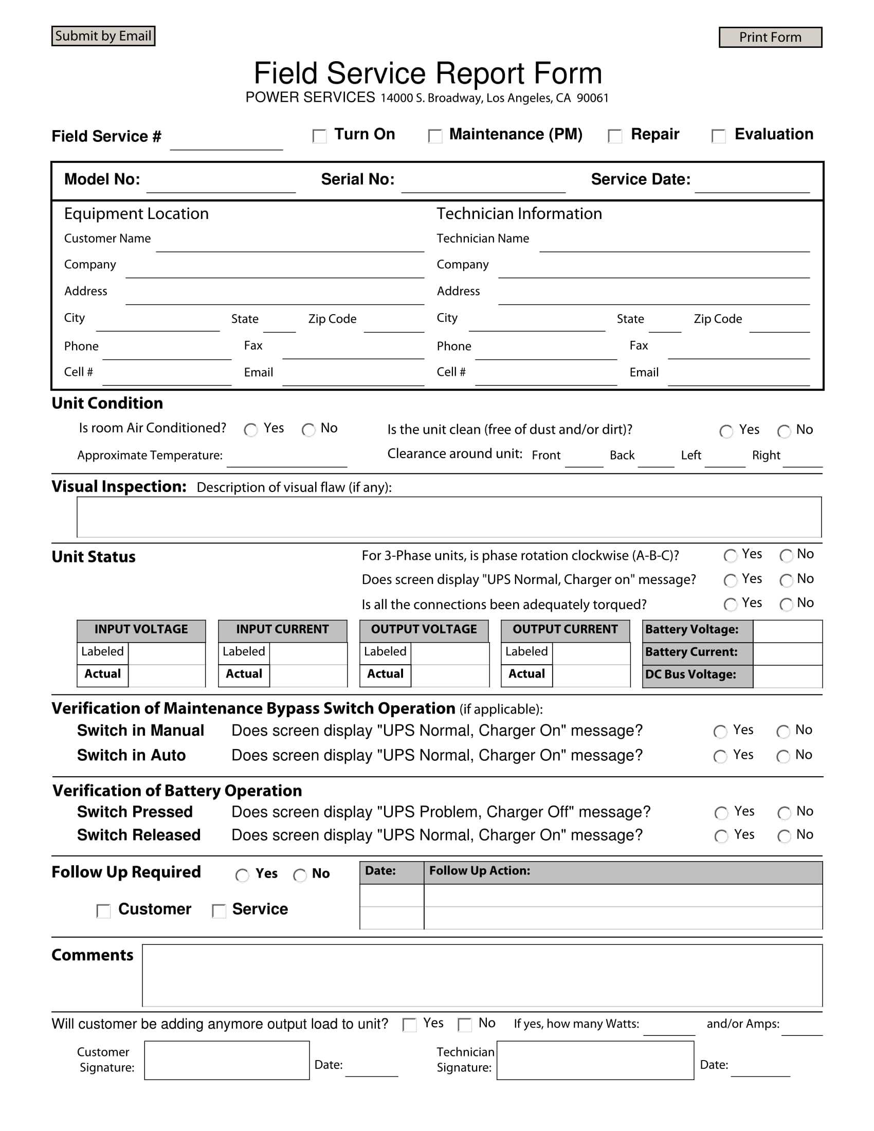 Field Service Report Format – Field Wallpaper Hd 2018 Inside Technical Service Report Template