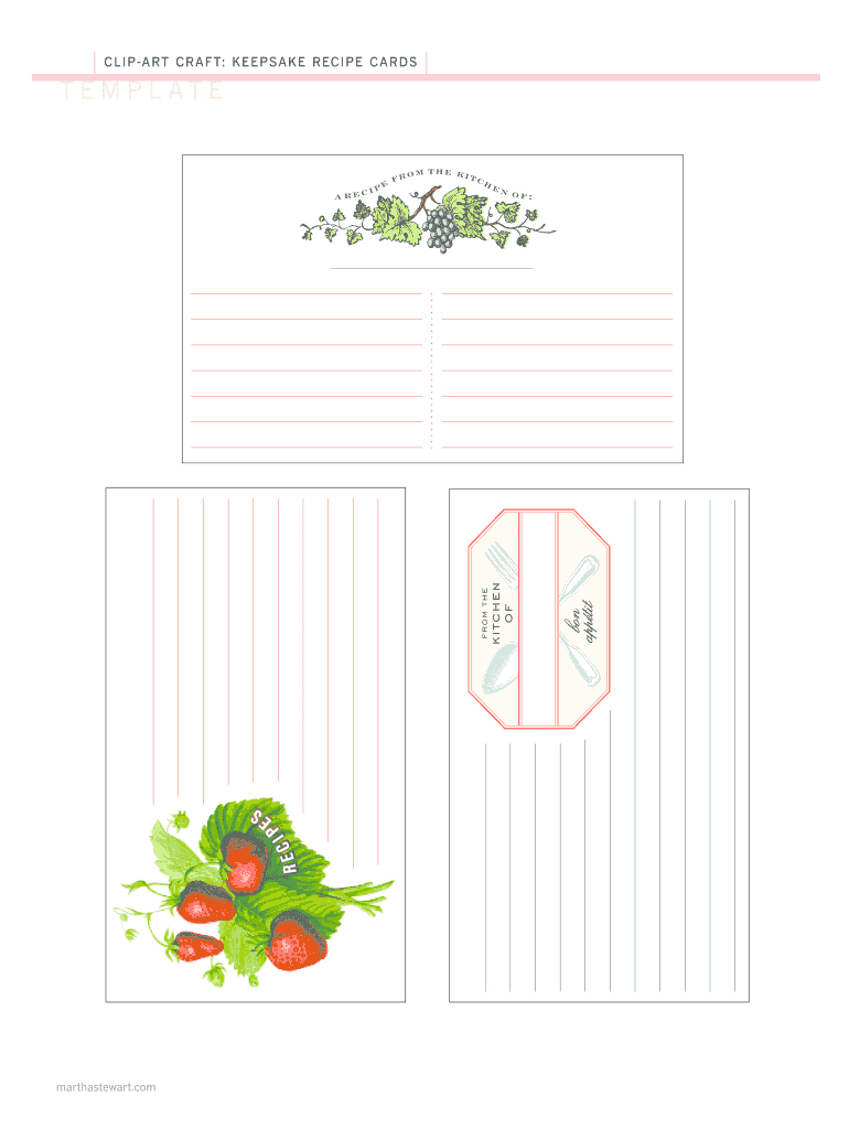 Fillable Recipe Card Template – Fill Online, Printable Regarding Fillable Recipe Card Template