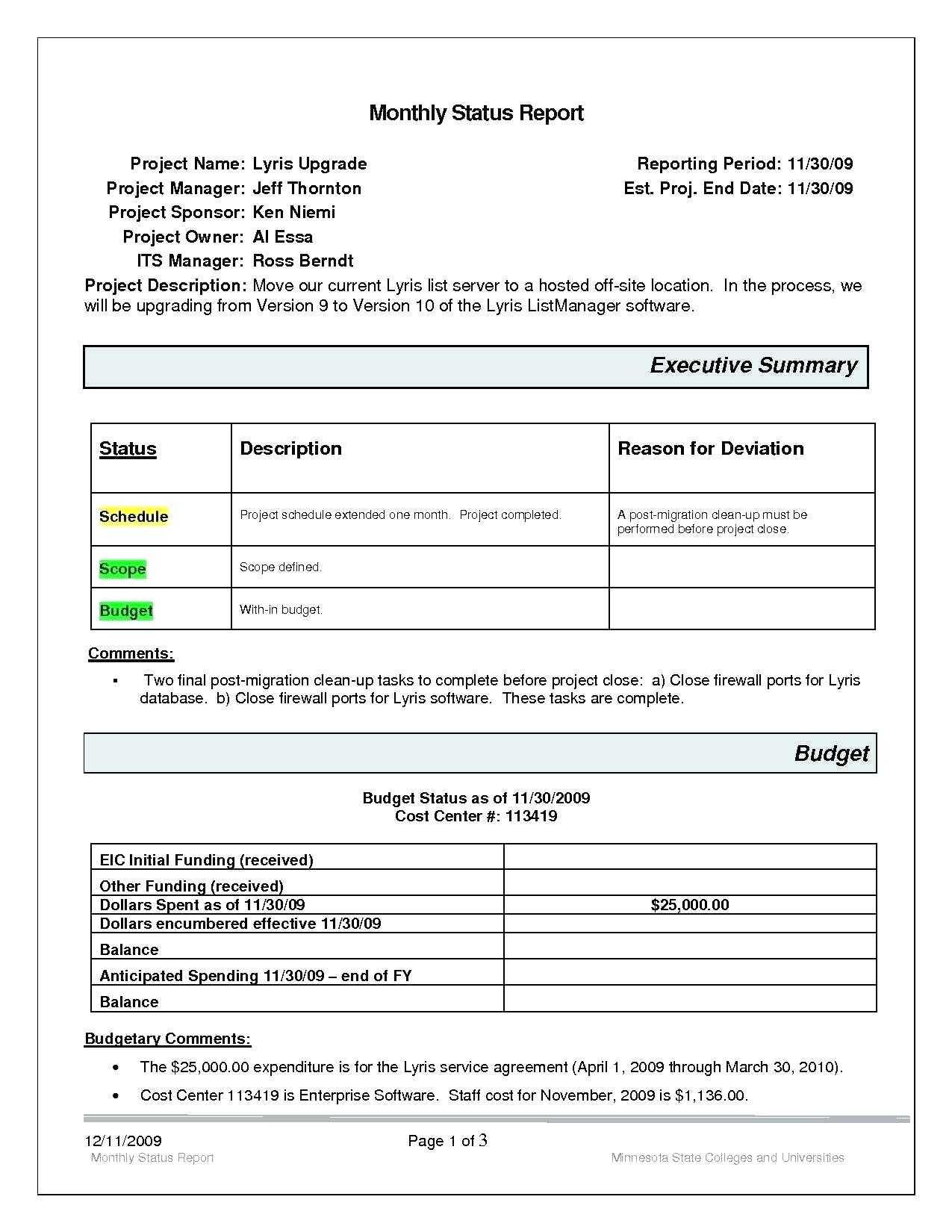 Final Project Report Template – Redhatsheet.co Throughout Project Status Report Template Word 2010