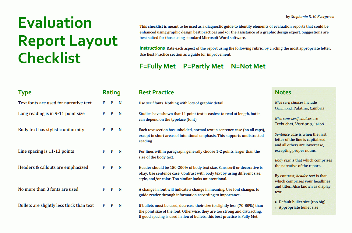 Final Reports | Better Evaluation For Template For Evaluation Report