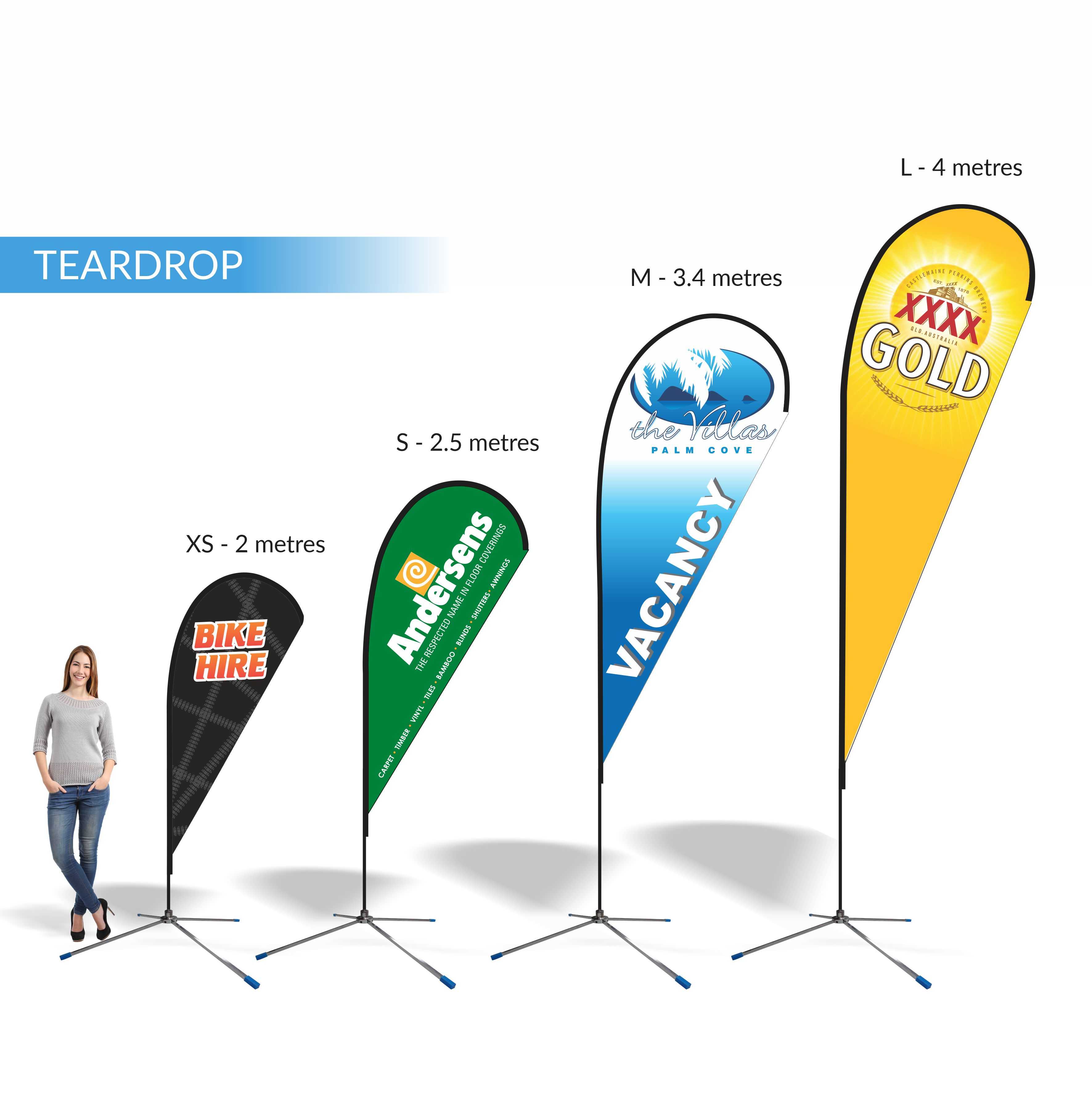 Flag Banners With Sharkfin Banner Template