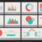 Flat Vintage Powerpoint Dashboard Inside Powerpoint Dashboard Template Free