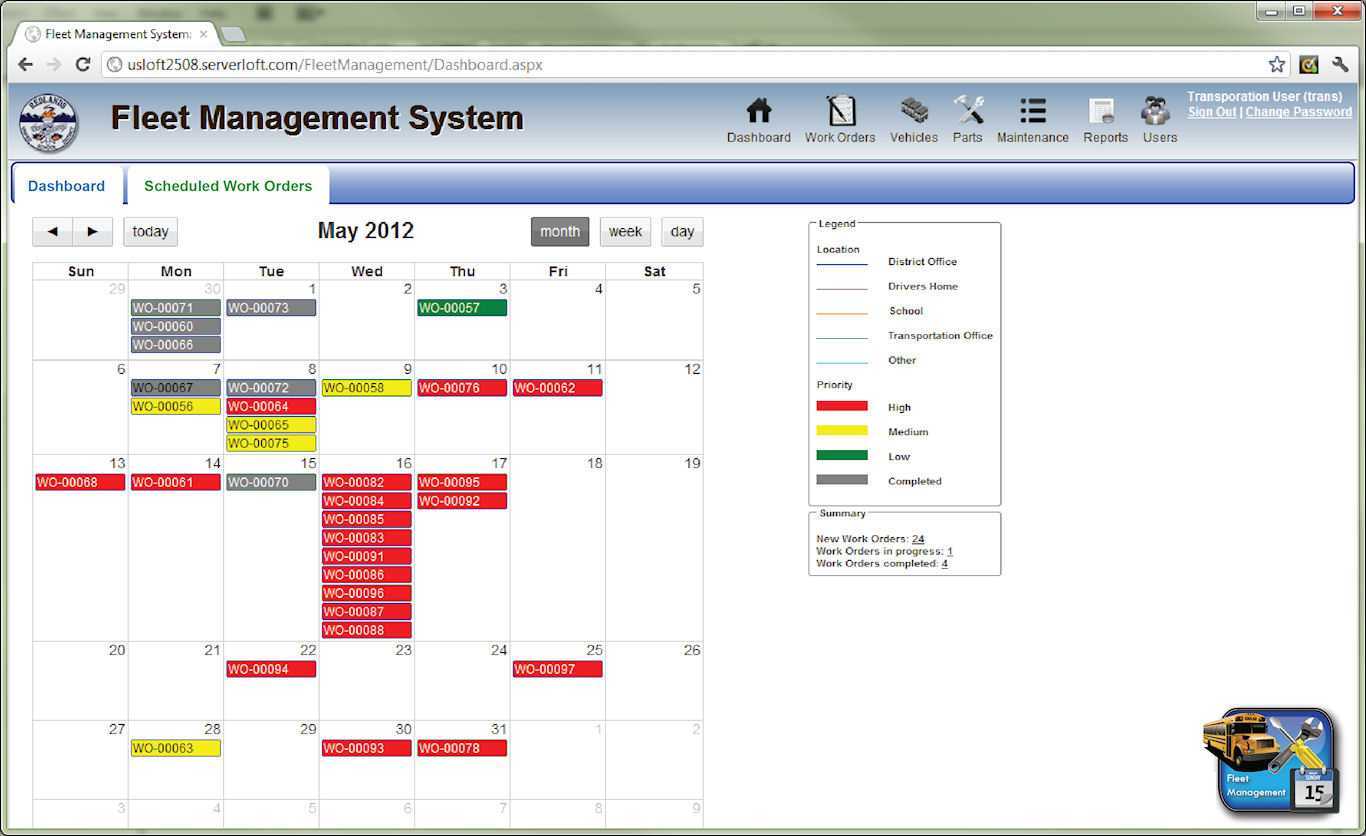 Fleet Maintenance Systems For Buses | Seon Intended For Fleet Management Report Template