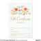 Flower Bouquet Gift Certificate | Zazzle | Buss | Gift Pertaining To Massage Gift Certificate Template Free Printable