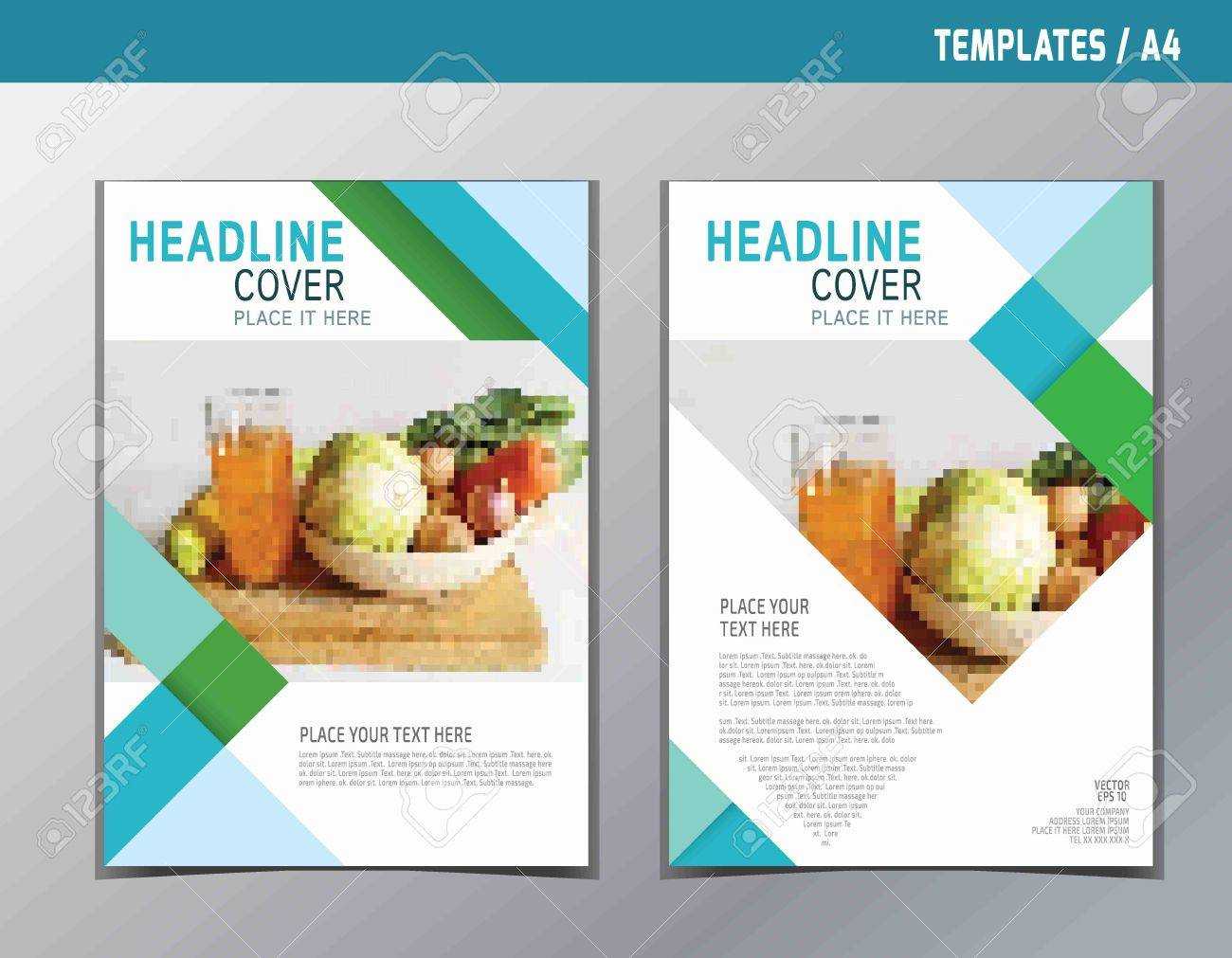 Flyer Leaflet Brochure Template A4 Size Design.abstract Flat.. Throughout Nutrition Brochure Template