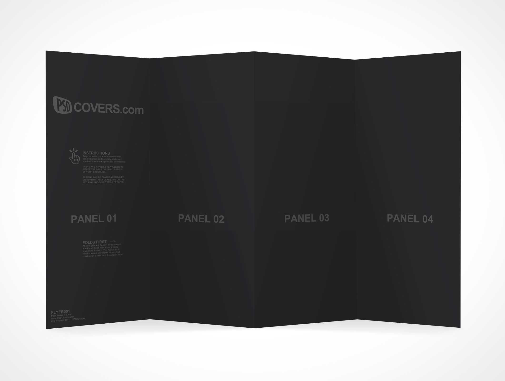 Flyer001 Is A 4 Panel Flyer Brochure Measuring 8.5 Inches Regarding 4 Panel Brochure Template