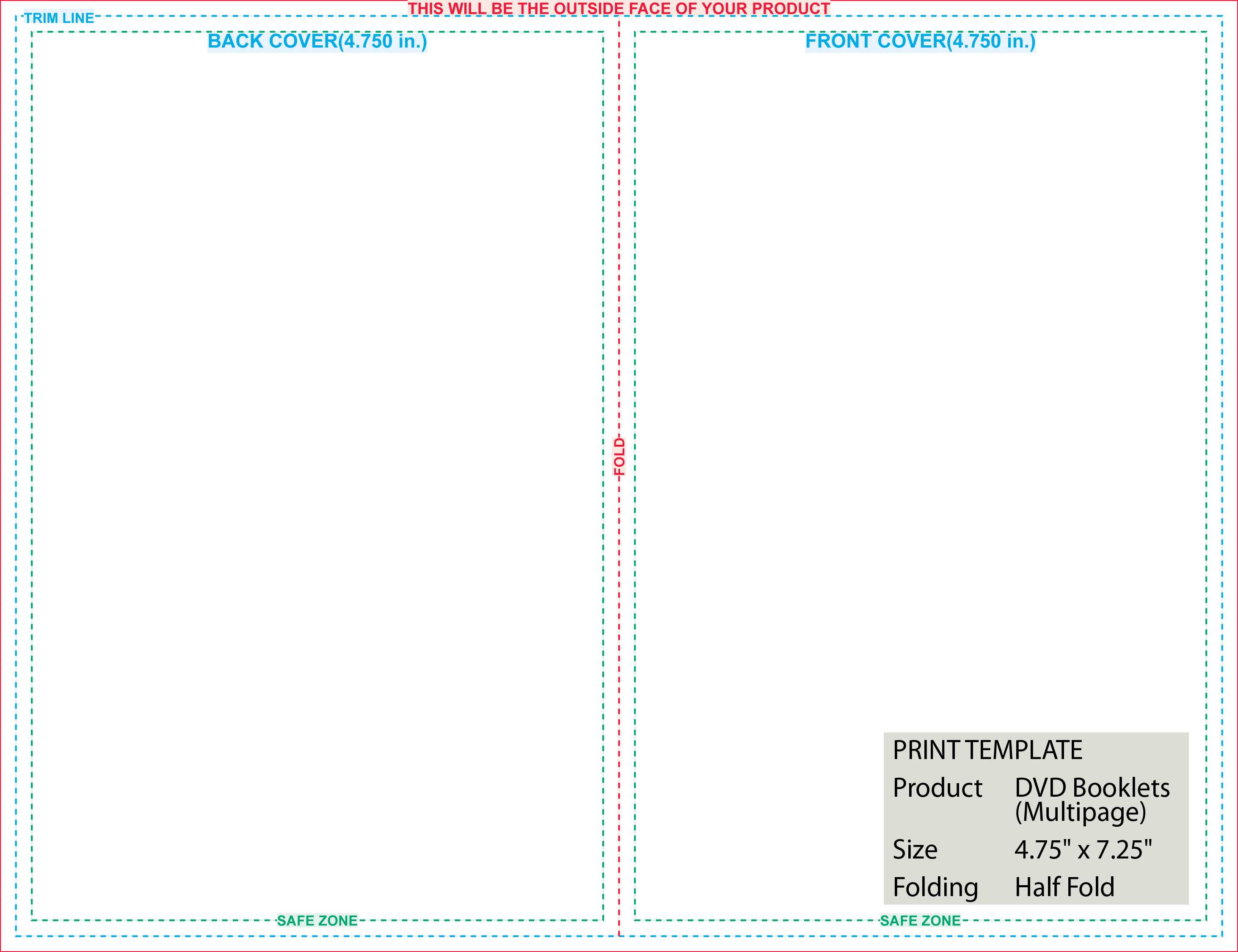 Folded Templates Throughout Half Fold Card Template