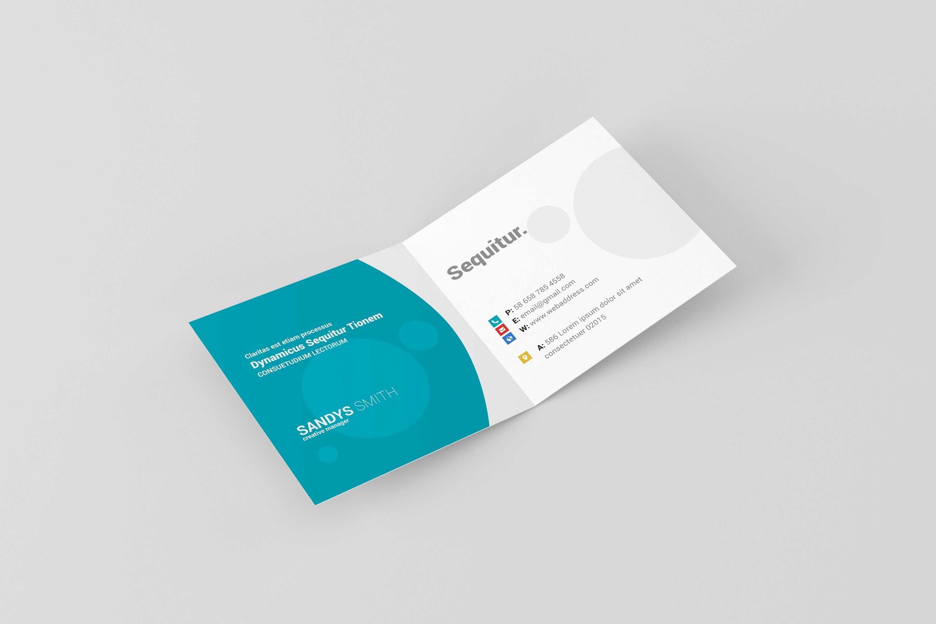 Foldover Business Cards Fold Over Card Template Fresh With Fold Over Business Card Template