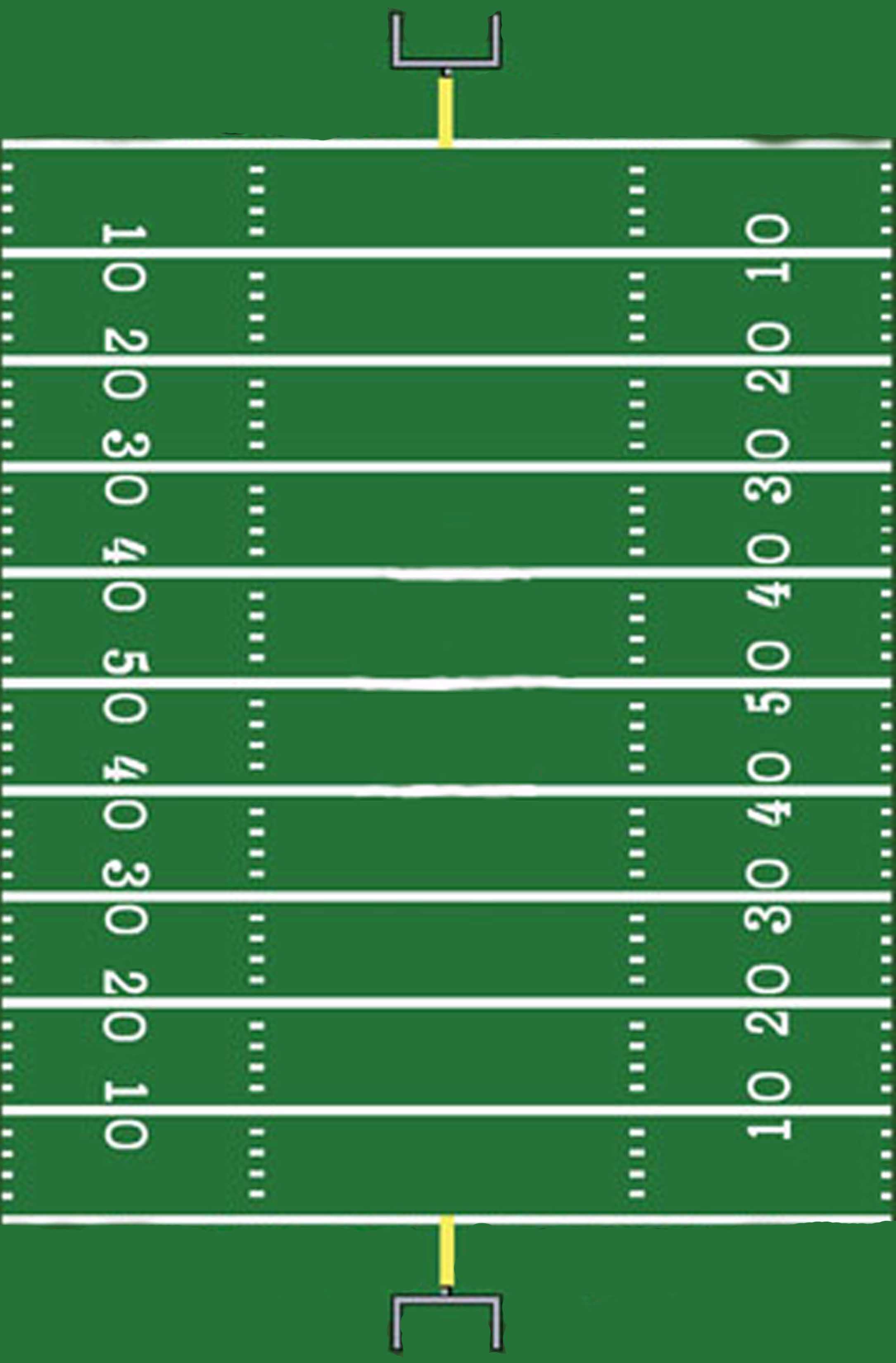 Football Field Template Printable | Rich's Den | Football Intended For Blank Football Field Template