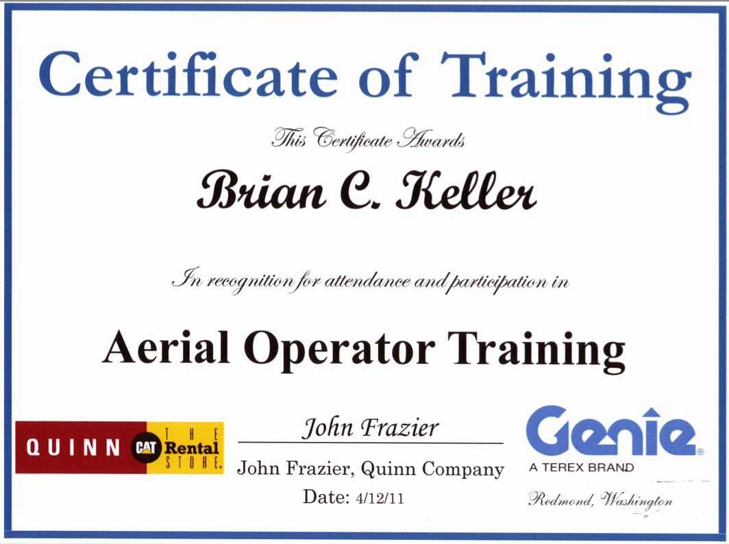 Forklift Operator Certificate Template New Uci Sound Design Pertaining To Forklift Certification Card Template