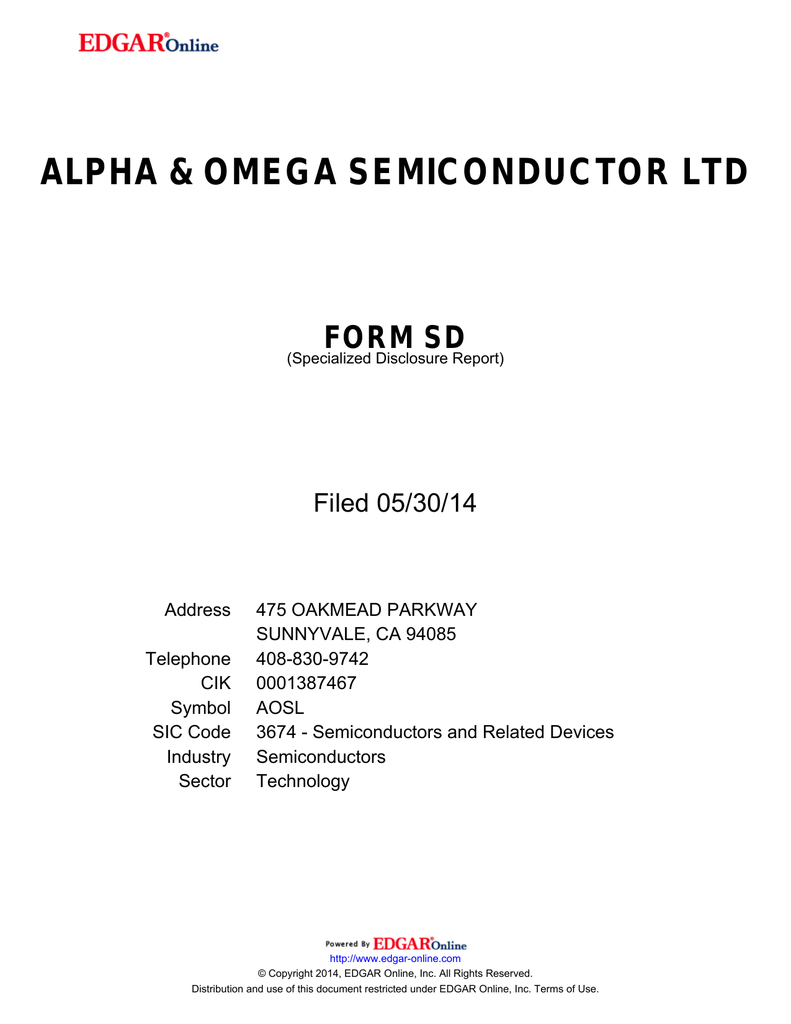 Form Sd – Conflict Minerals Disclosure Report | Manualzz Intended For Eicc Conflict Minerals Reporting Template