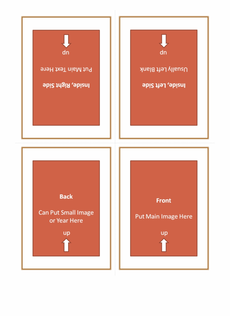 Four Fold Greeting Card Template 127614 – Quarter Fold With Blank Quarter Fold Card Template