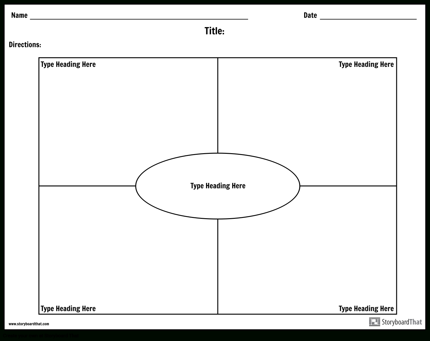 Frayer Model Worksheet Templates | Frayer Model Maker For Blank Frayer Model Template