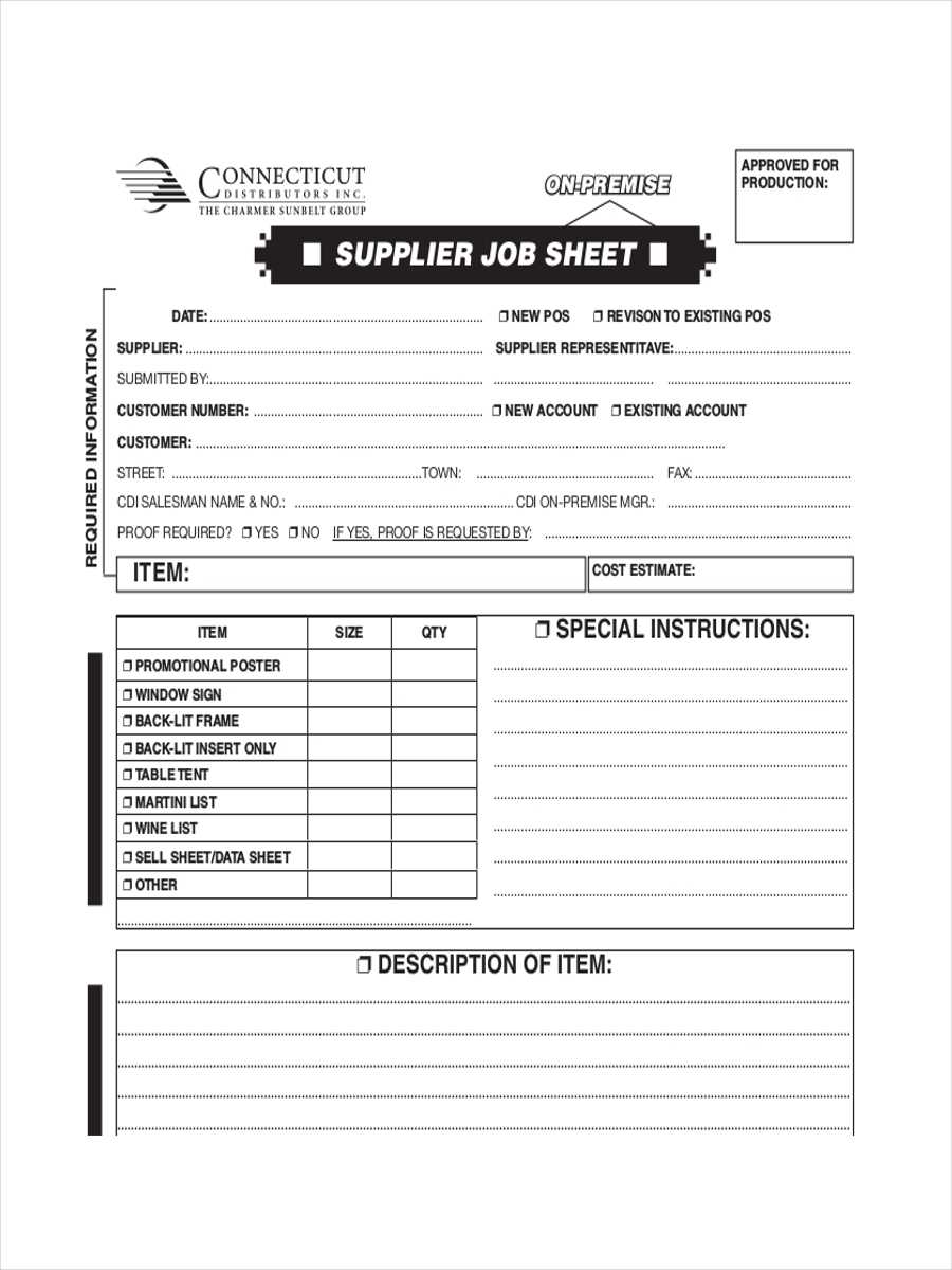 Free 10+ Job Sheet Examples & Samples In Google Docs With Regard To Maintenance Job Card Template