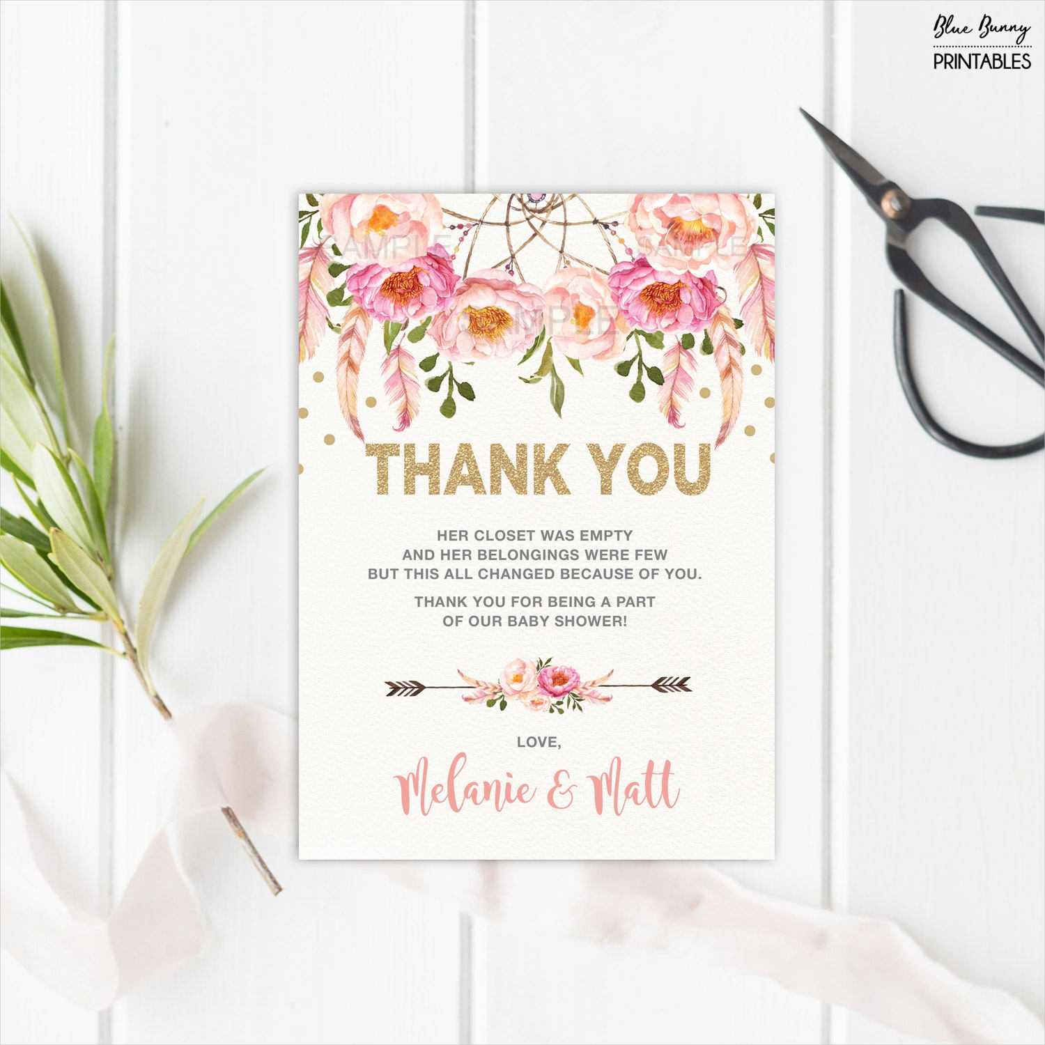 Free 14+ Baby Shower Thank You Cards In Psd | Ai | Eps For Thank You Card Template For Baby Shower