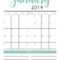 Free 2020 Printable Calendar Template (2 Colors!) – I Heart Within Blank Calender Template