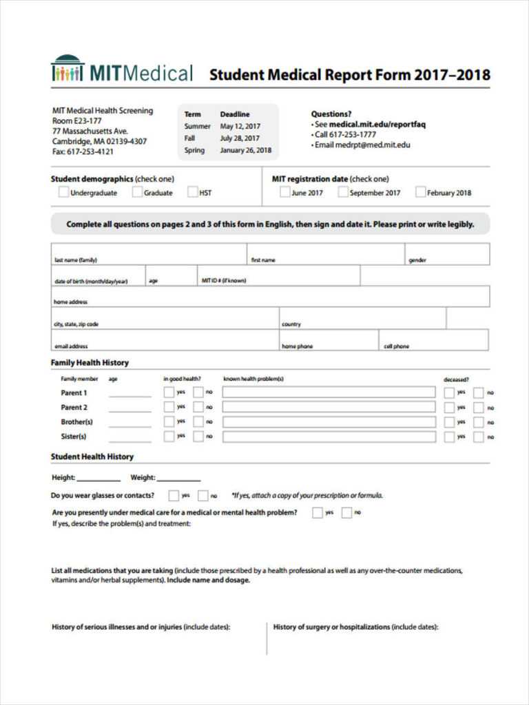 Example Of Medical Report Letter