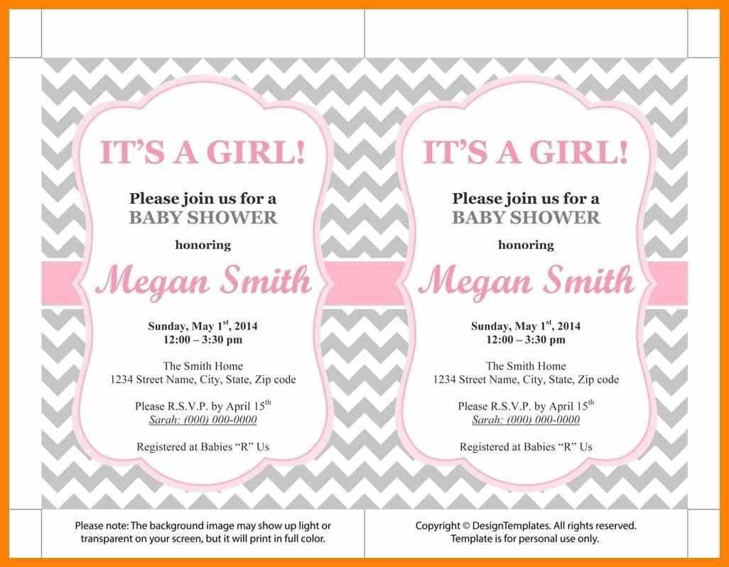 Free Baby Shower Invitation Templates Microsoft Word Pertaining To Free Baby Shower Invitation Templates Microsoft Word