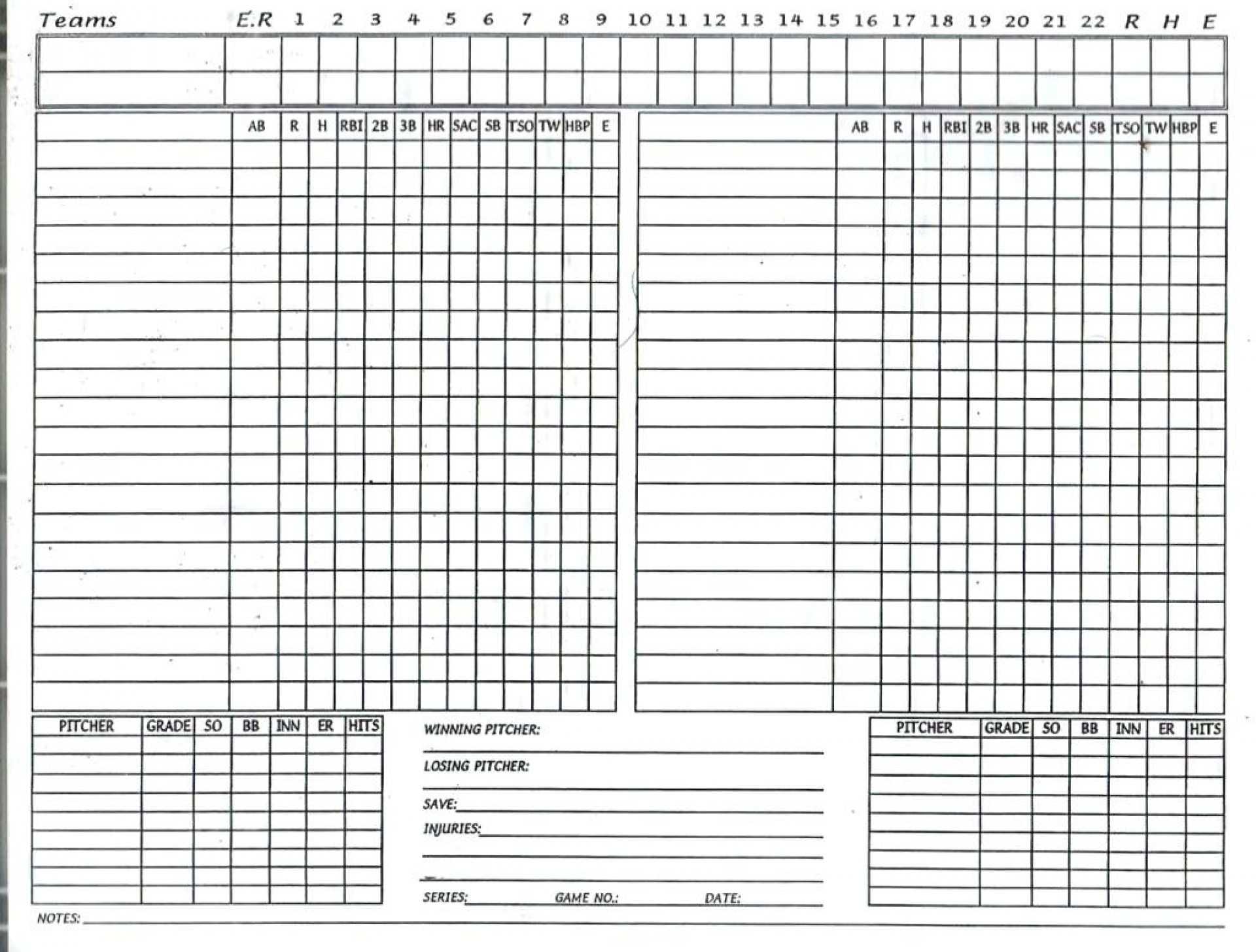 Free Baseball Stats Spreadsheet 008 Template Ideas Regarding Inside Free Baseball Lineup Card Template