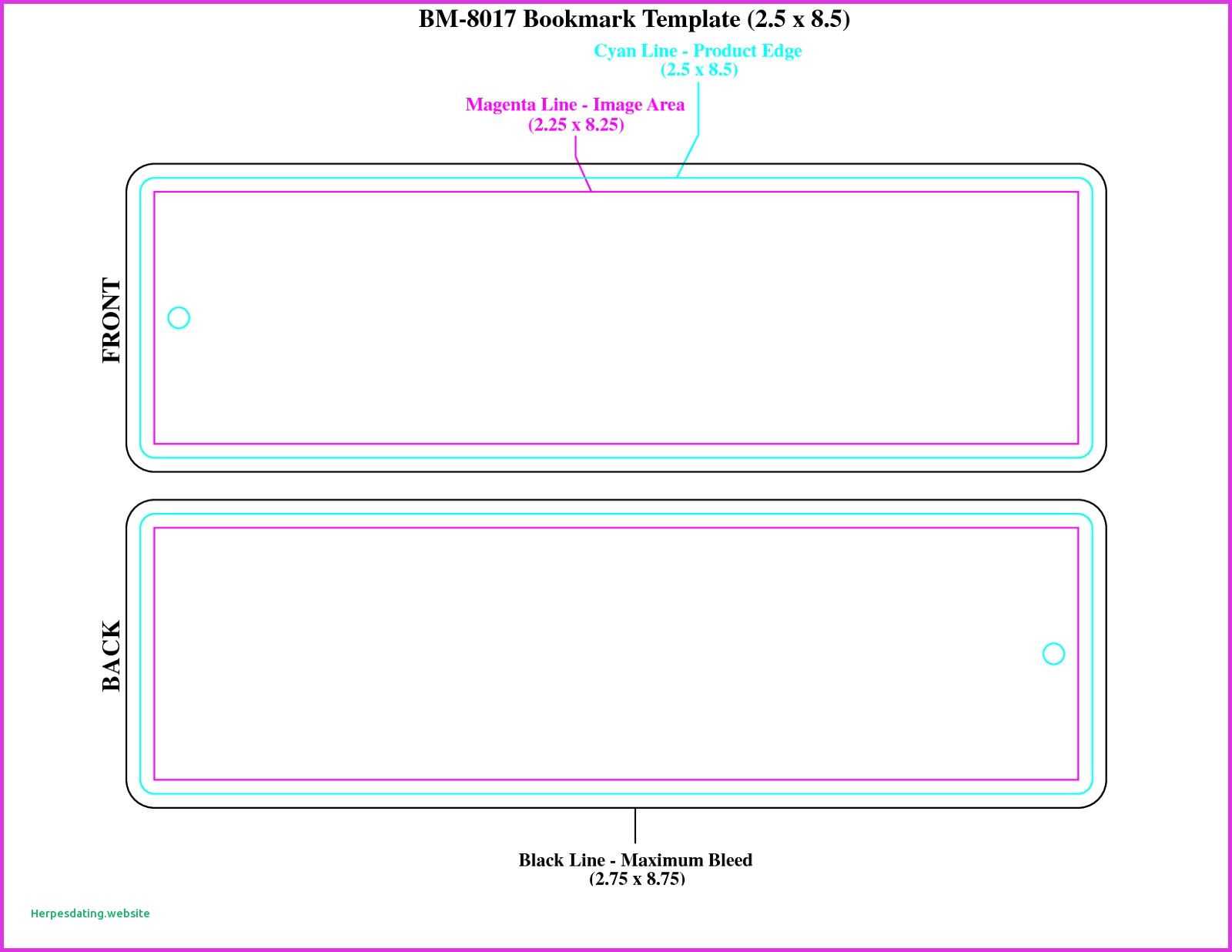 Free Blank Bookmark Templates To Print Elegant Wonderful Regarding Free Blank Bookmark Templates To Print