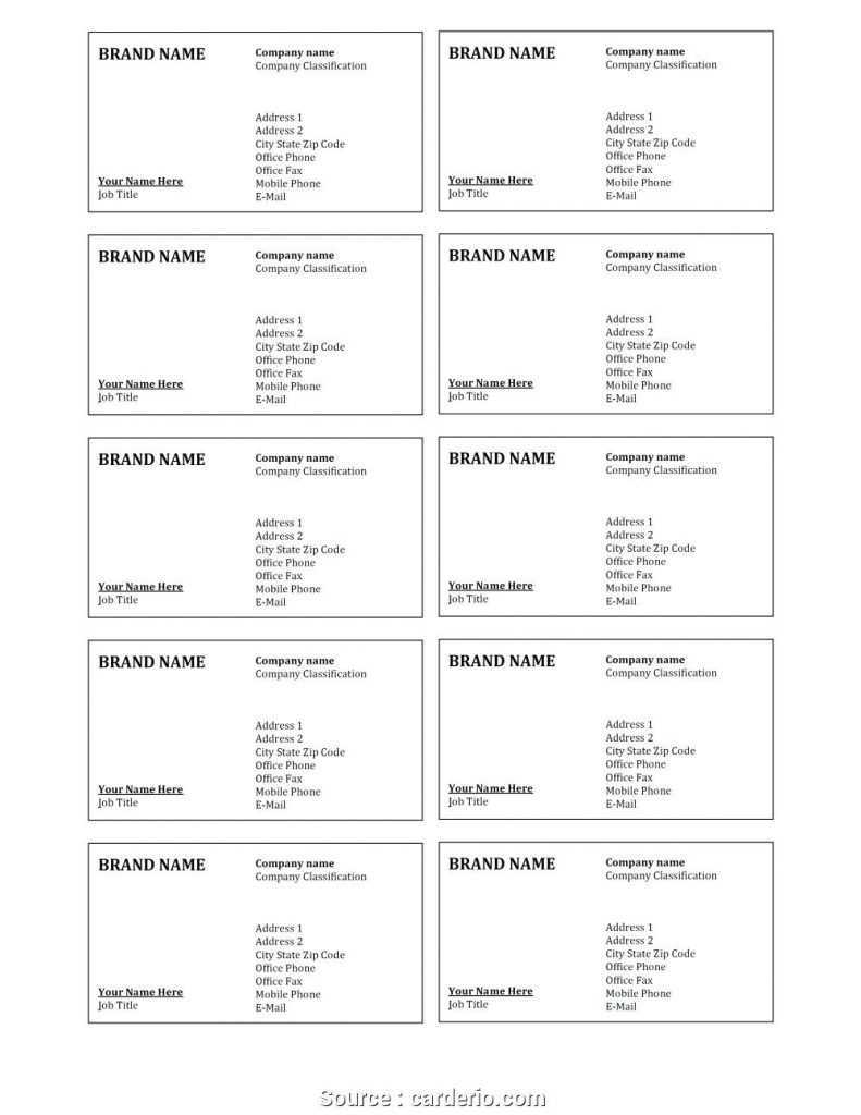 Free Blank Business Card Template For Word Printable Inside Free Blank Business Card Template Word