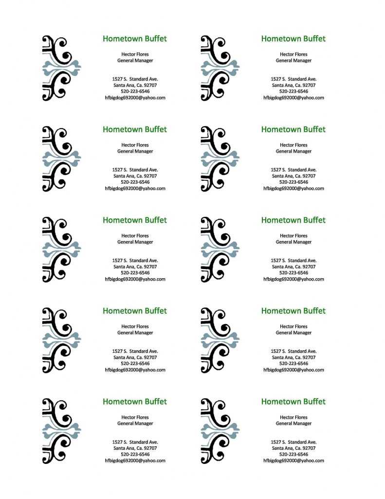 Free Blank Business Card Templates For Microsoft Word Intended For Ms Word Business Card Template