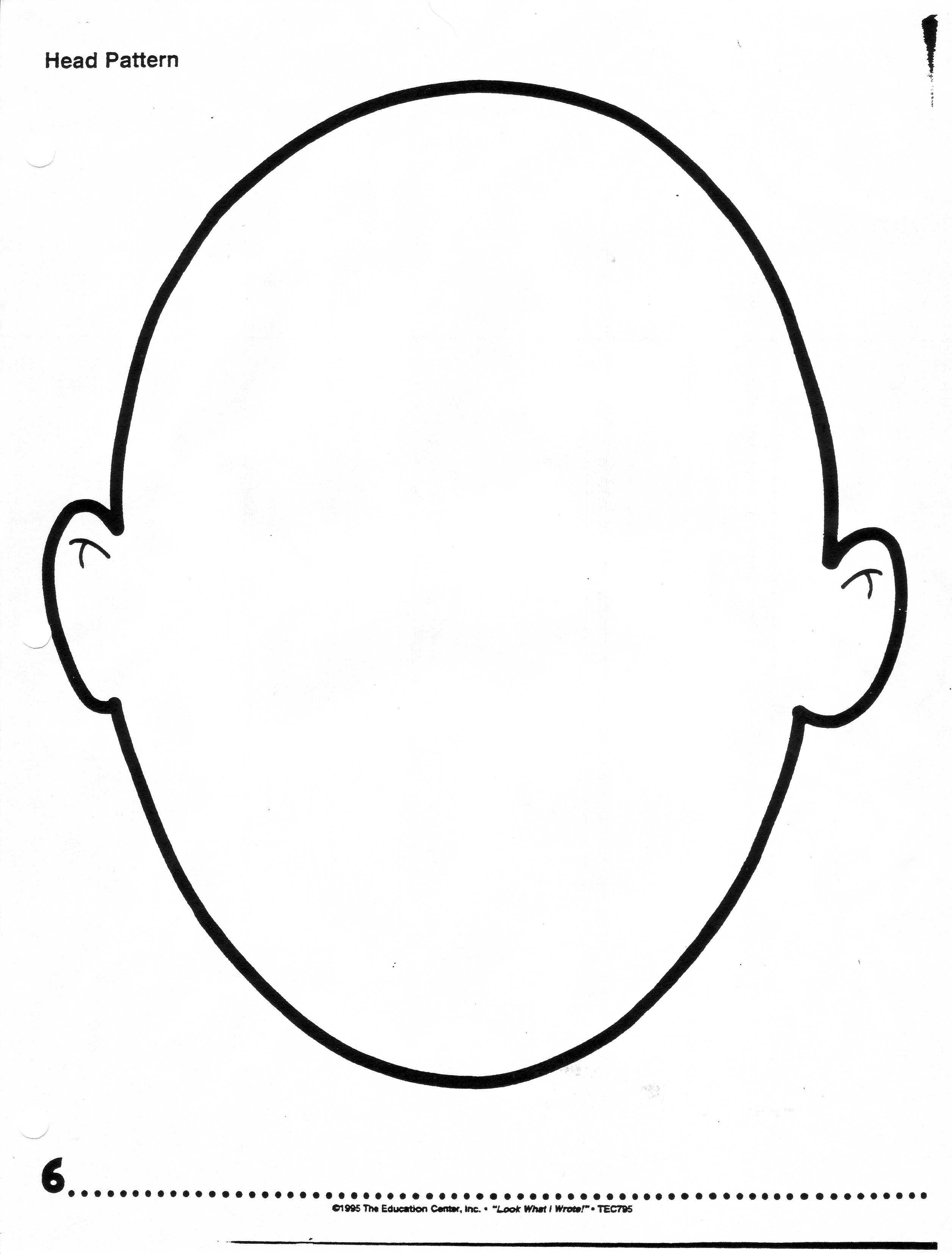 Free Blank Face Template, Download Free Clip Art, Free Clip For Blank Face Template Preschool