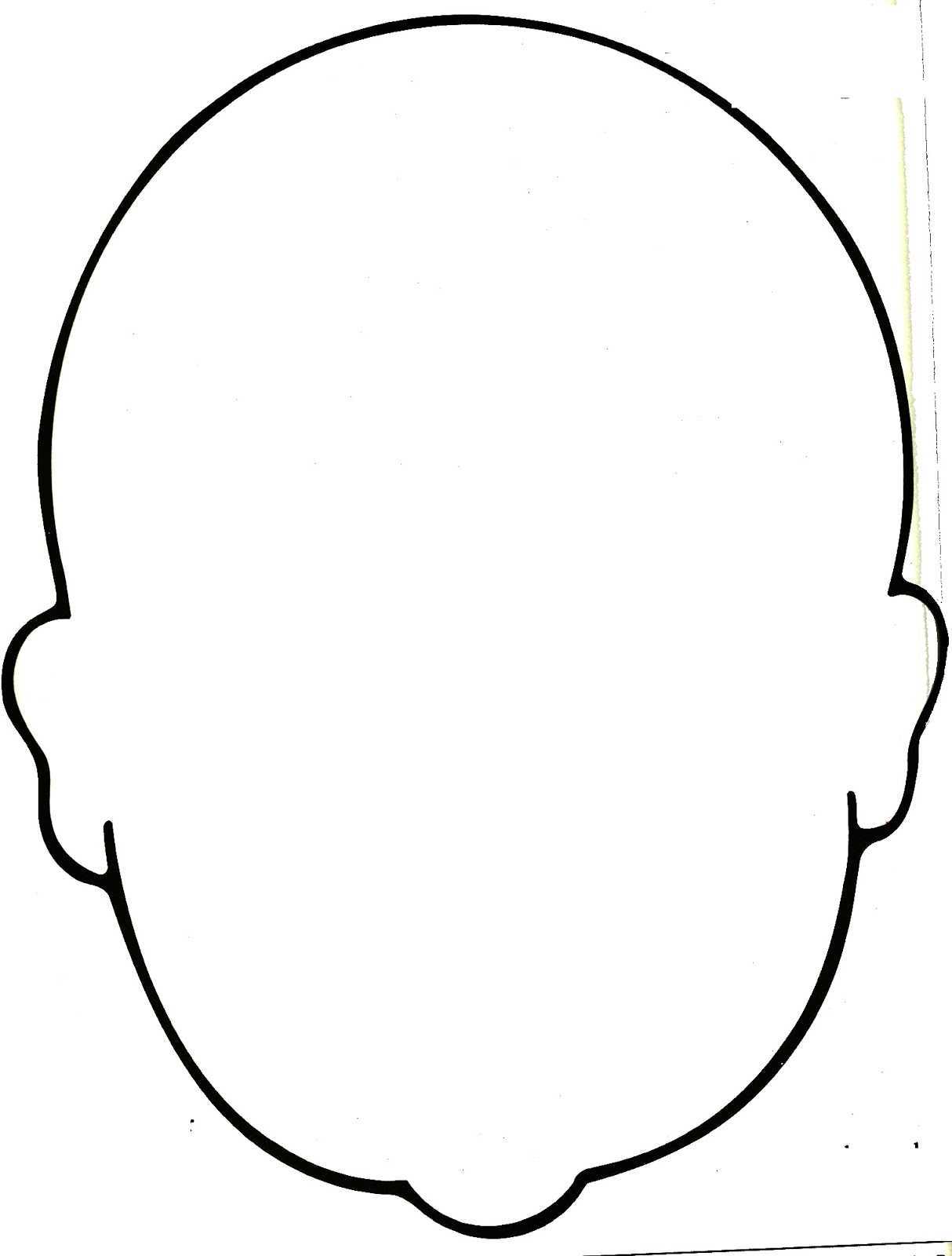 Free Blank Face Template, Download Free Clip Art, Free Clip With Regard To Blank Face Template Preschool