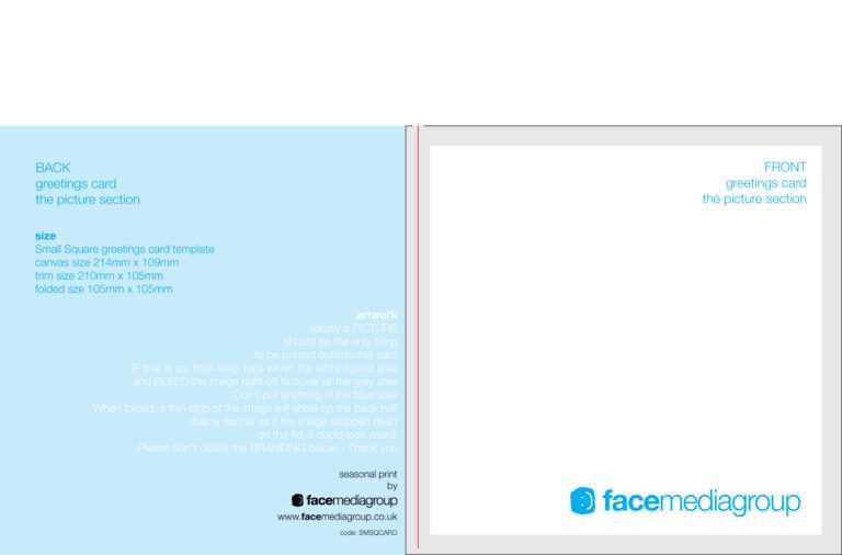 Free Blank Greetings Card Artwork Templates For Download Inside Small