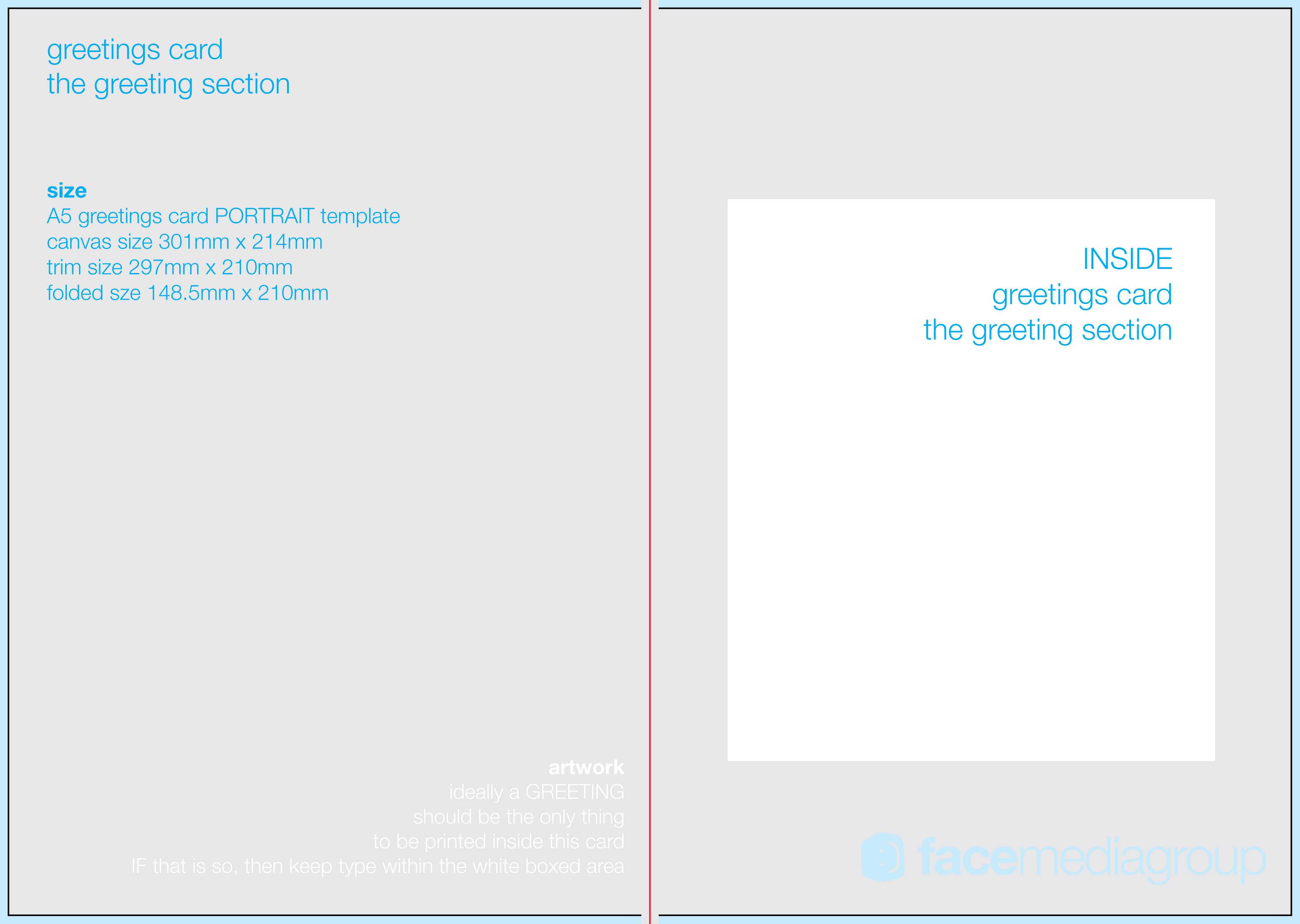 Free Blank Greetings Card Artwork Templates For Download Within Free Printable Blank Greeting Card Templates