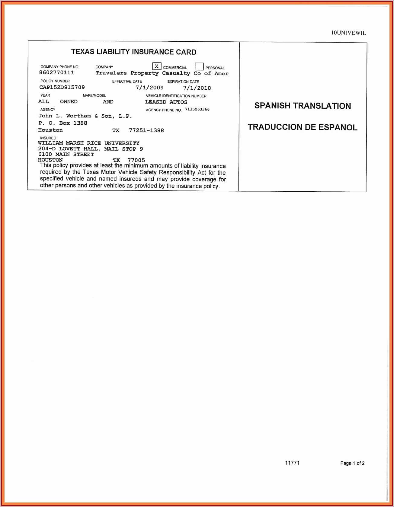 Free Blank Insurance Card Template – Template 1 : Resume Pertaining To Free Fake Auto Insurance Card Template