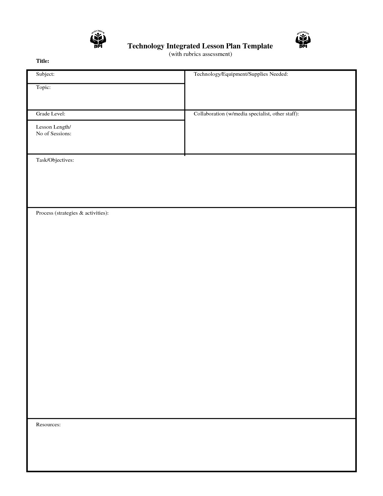 Free Blank Lesson Plan Templates New Calendar Template Site For Blank Unit Lesson Plan Template
