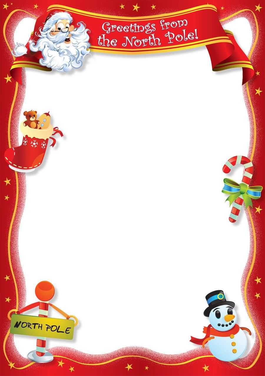 Free Blank Letter From Santa Template New Calendar Template In Letter From Santa Template Word