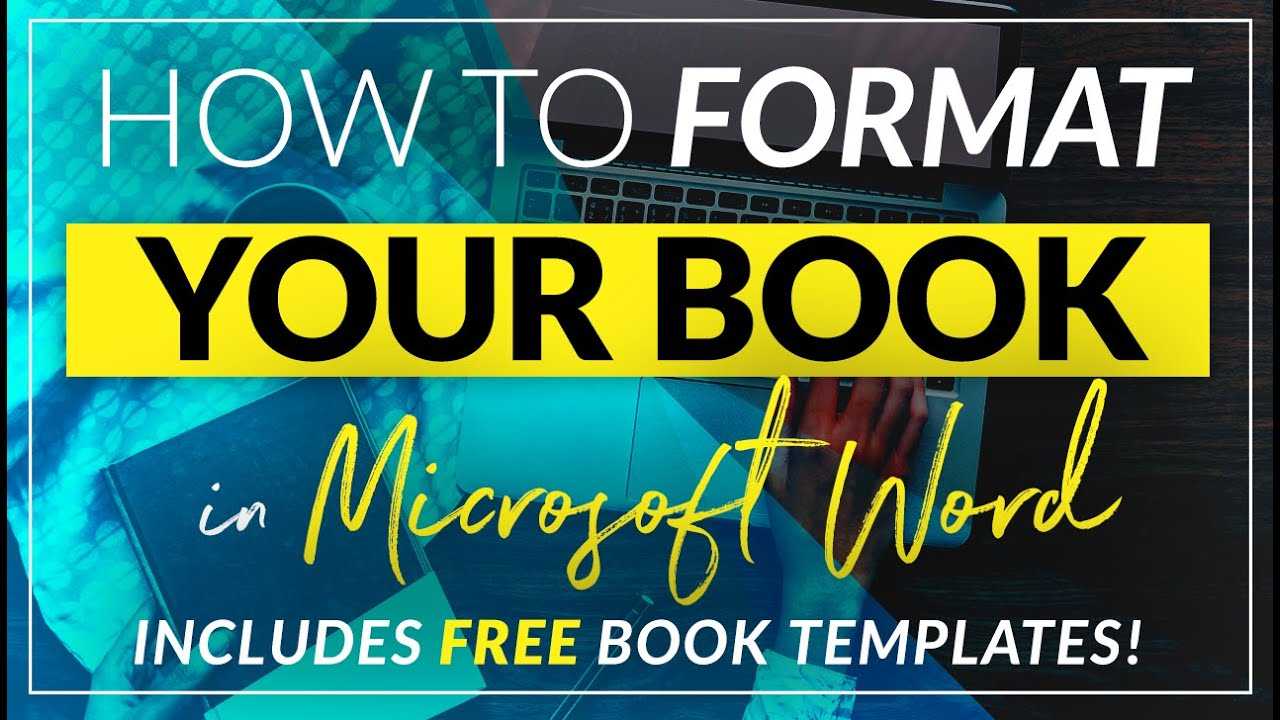 Free Book Design Templates And Tutorials For Formatting In With Regard To How To Create A Book Template In Word