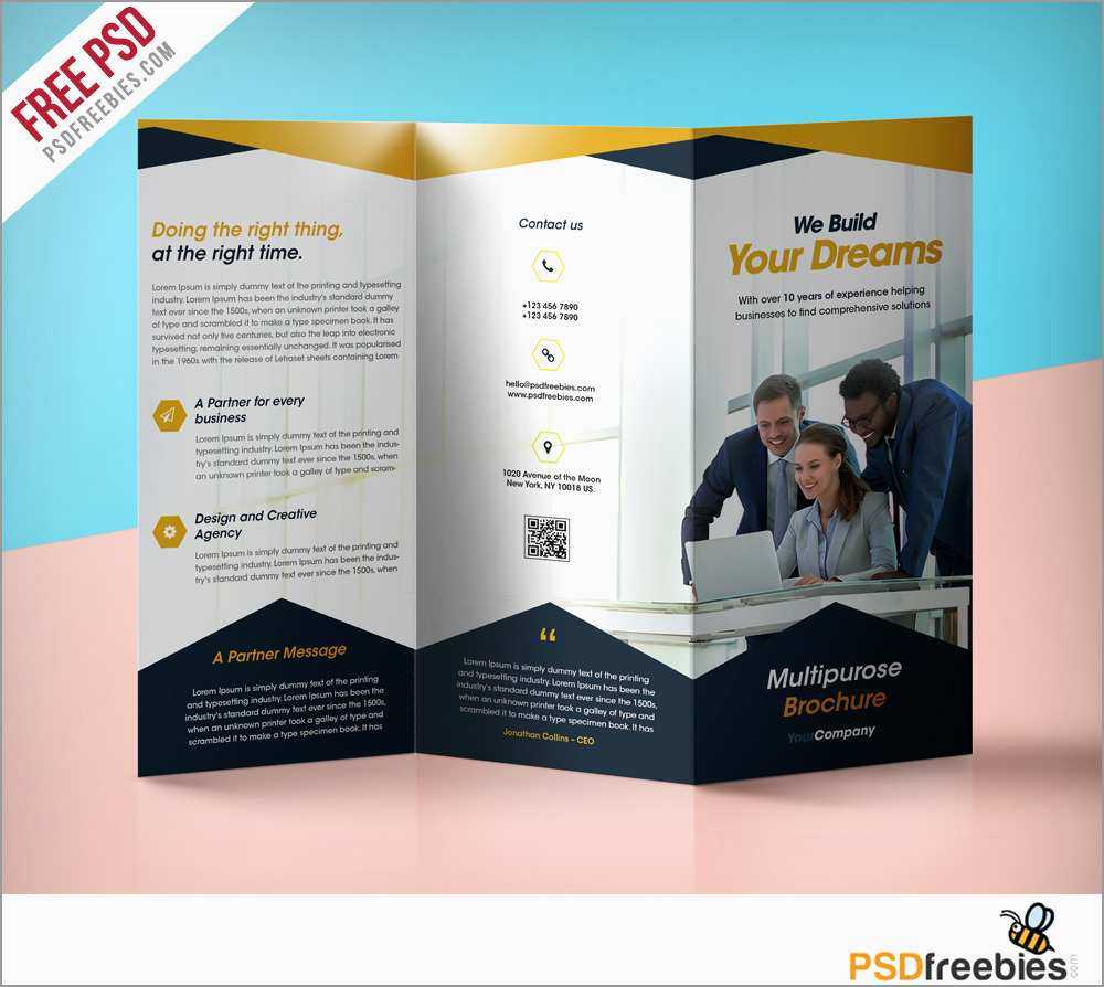 Free Brochure Templates For Word Letter Sample Blank Tri Throughout Free Church Brochure Templates For Microsoft Word