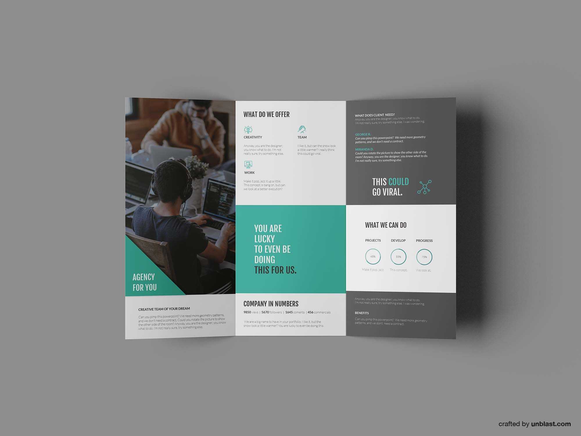 Free Business Trifold Brochure Template (Ai) Inside Tri Fold Brochure Ai Template