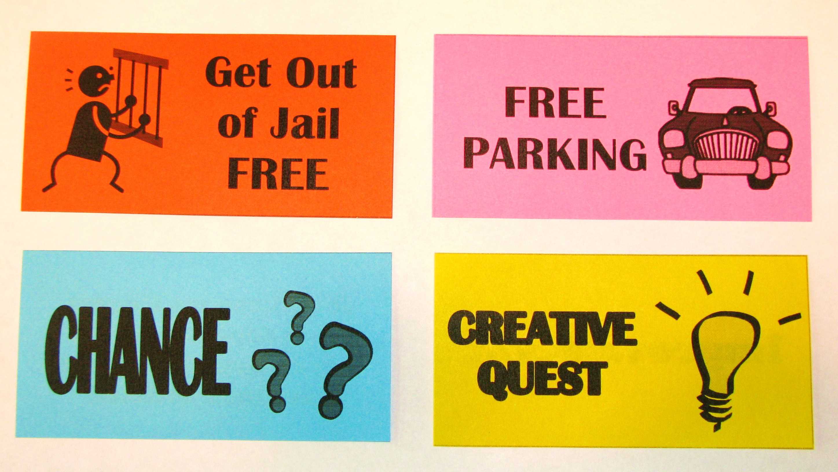 Free Card: Get Out Of Jail Free Card Monopoly Inside Get Out Of Jail Free Card Template