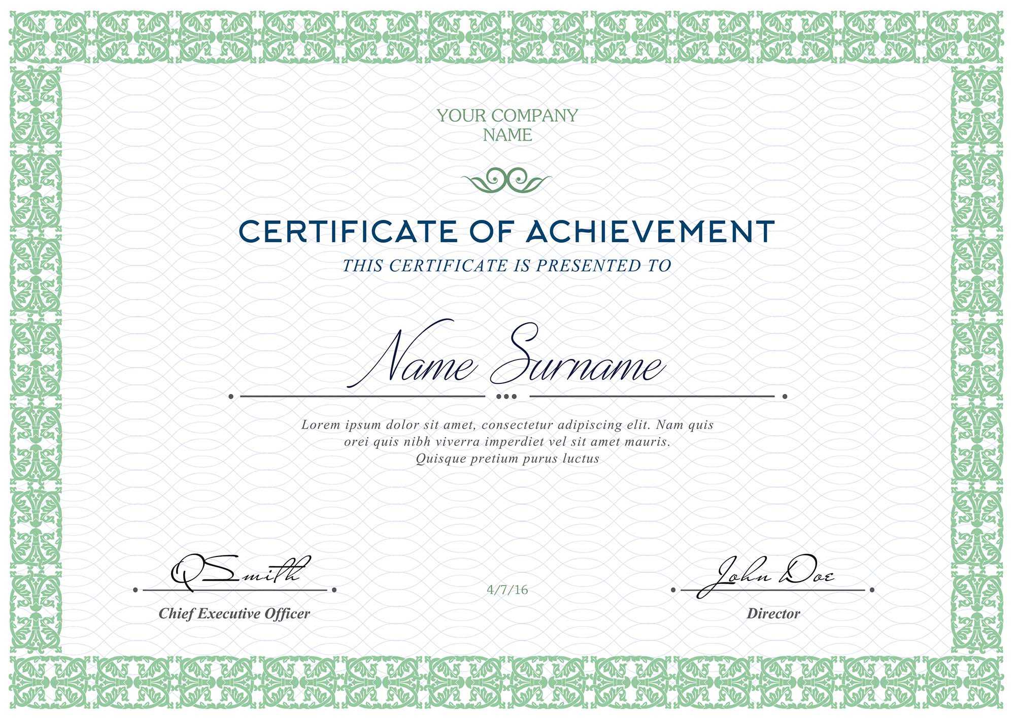 Free Certificates Templates (Psd) Intended For Update Certificates That Use Certificate Templates