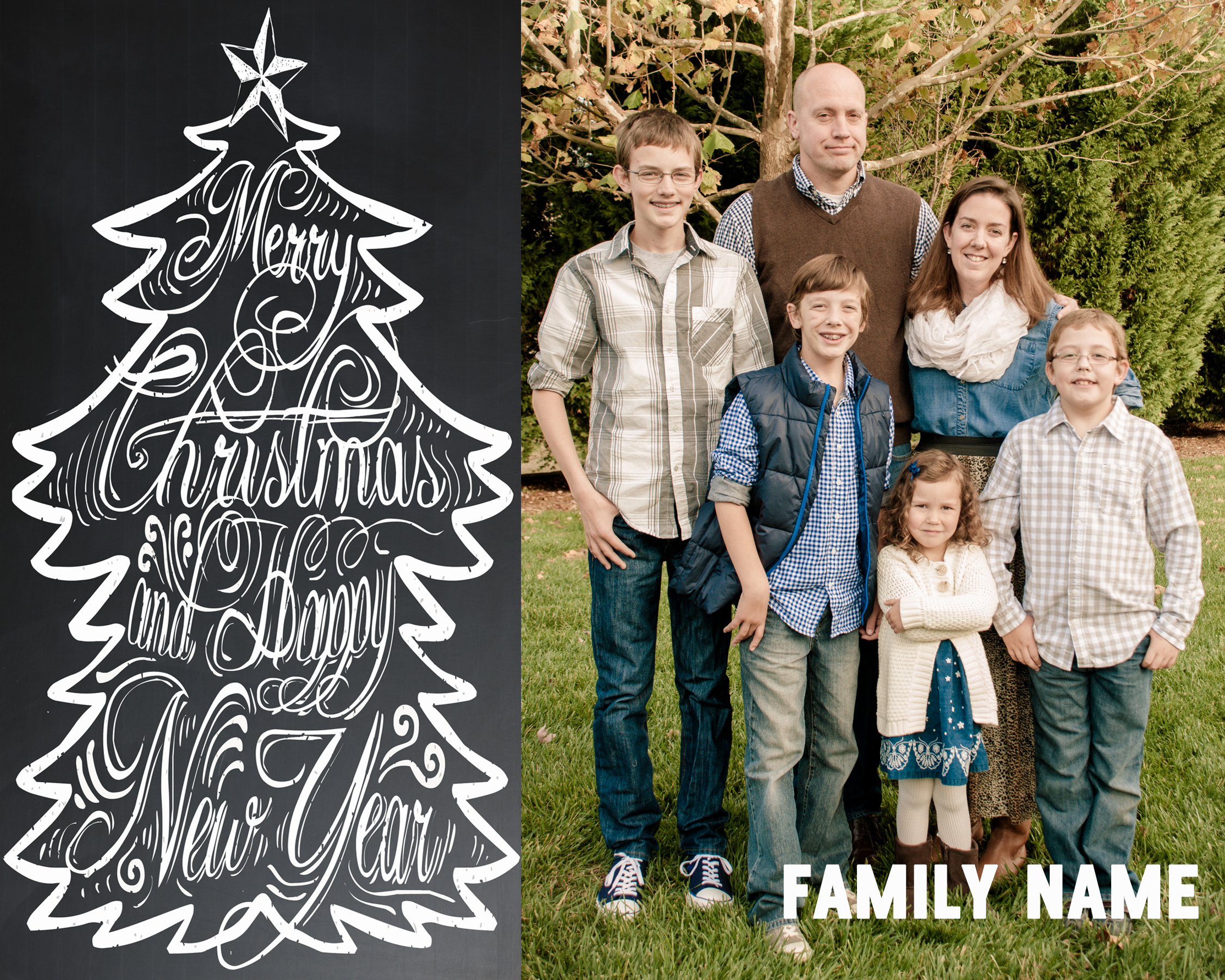 Free Chalkboard Christmas Card Download Ideas! « Goodncrazy Intended For Free Christmas Card Templates For Photoshop